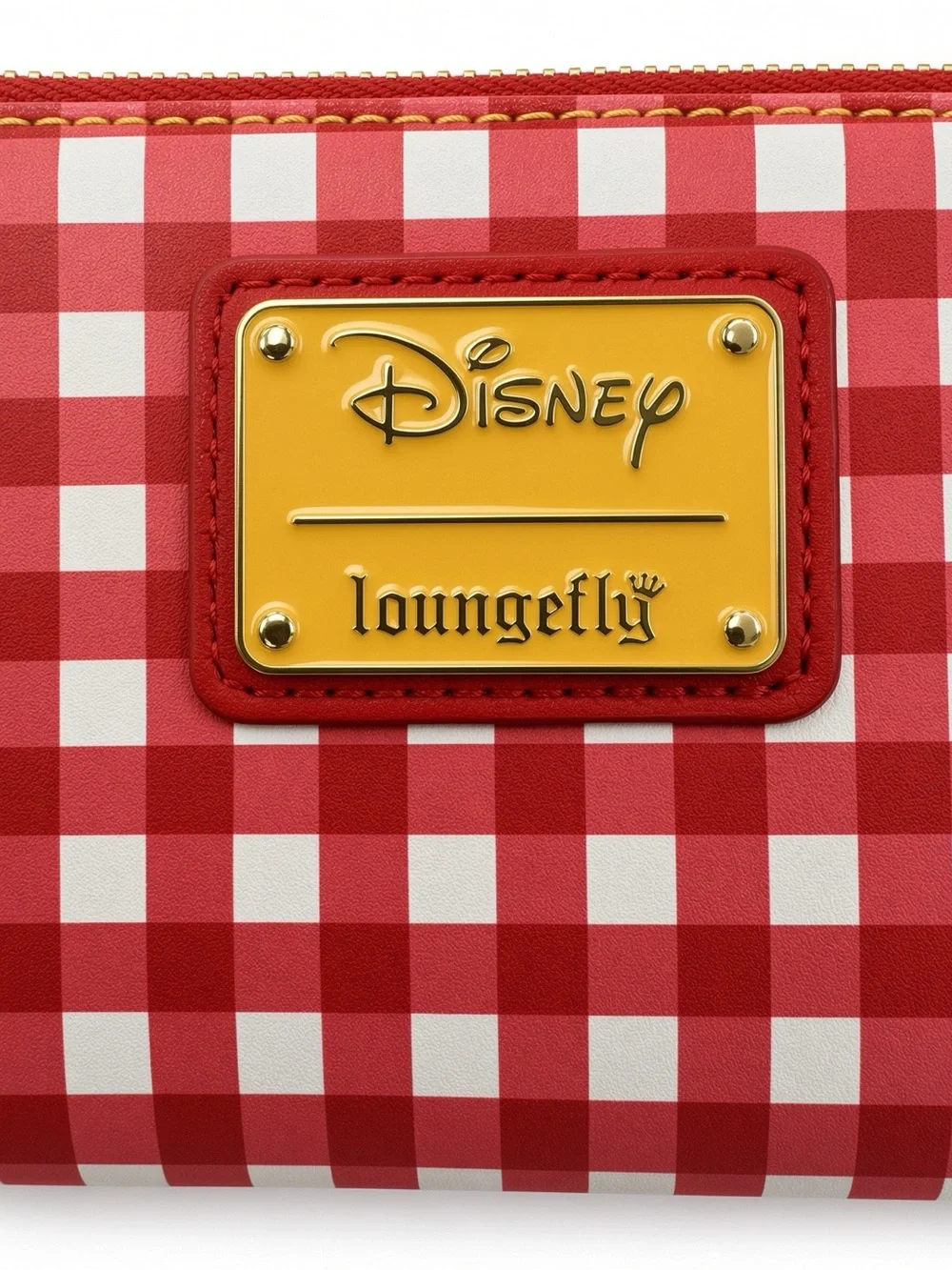 Loungefly Winnie The Pooh Gingham Zip Wallet